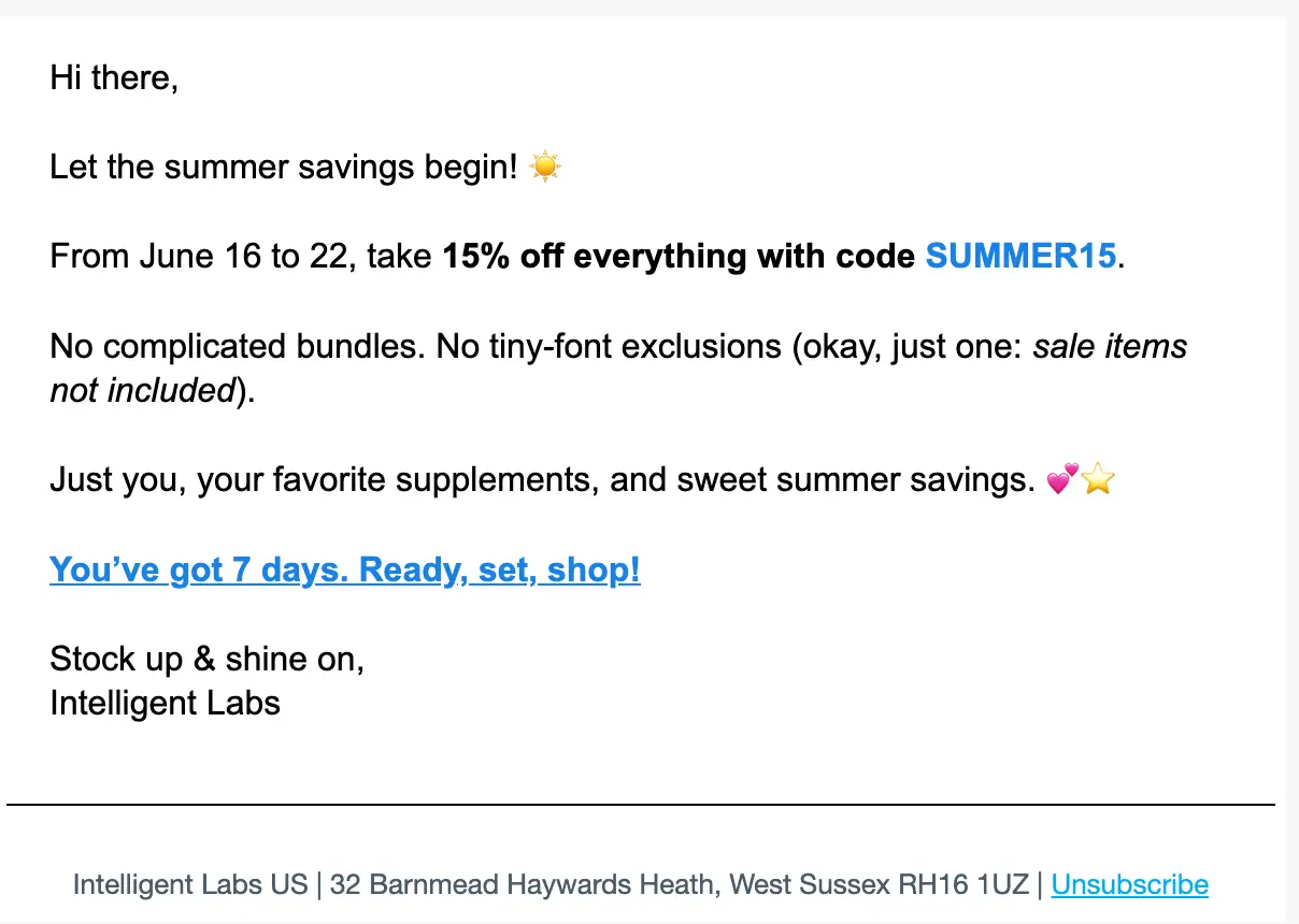 plain text email plain text email sample 1