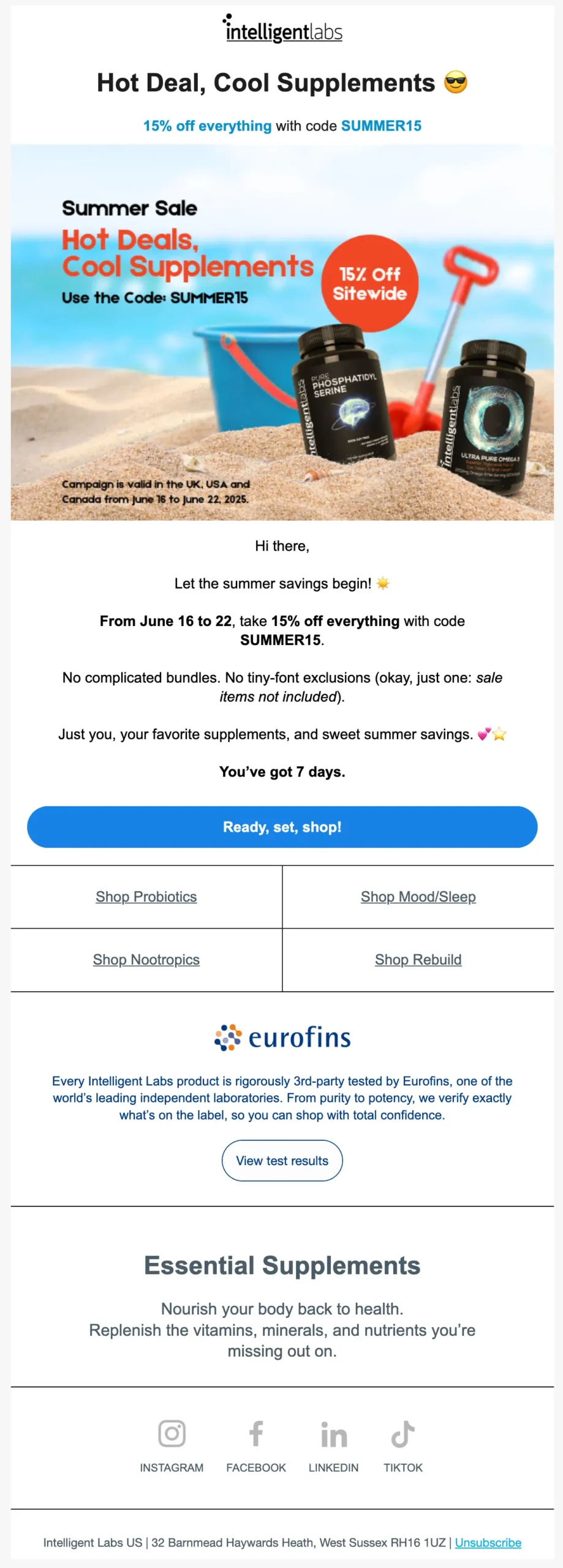 summer campaign summer campaign email