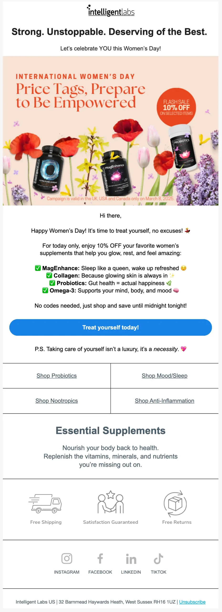 womens day campaign womens day campaign email