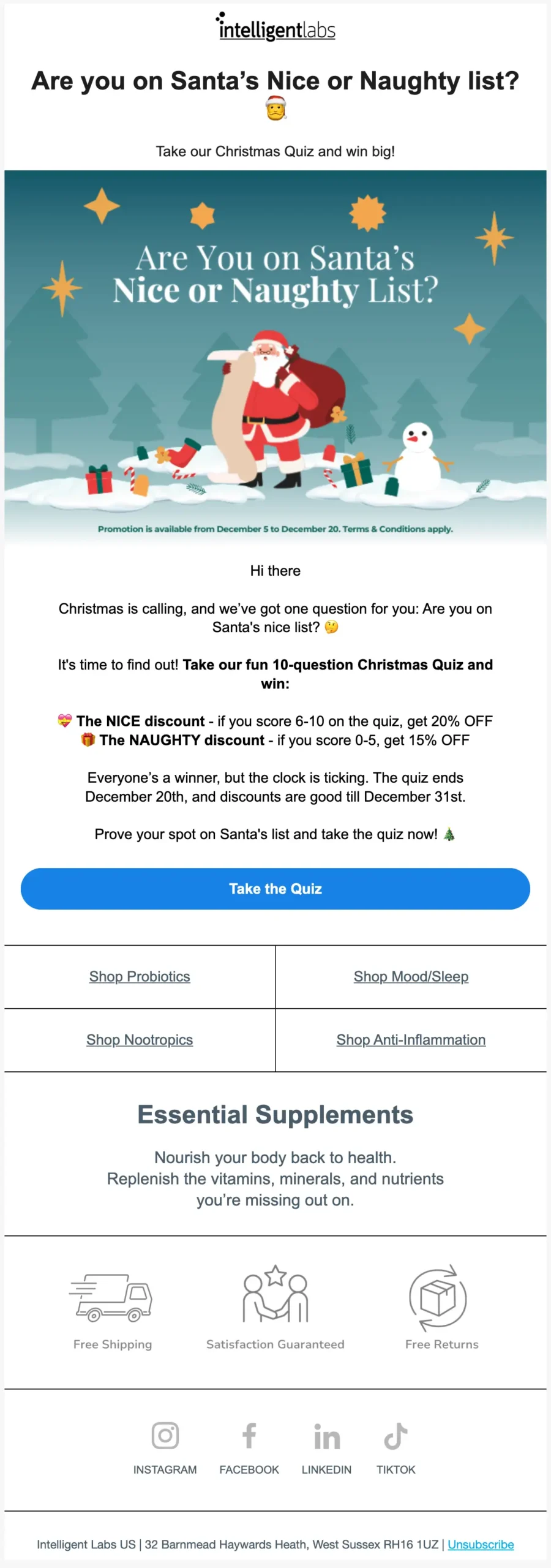 xmas campaign email xmas campaign email